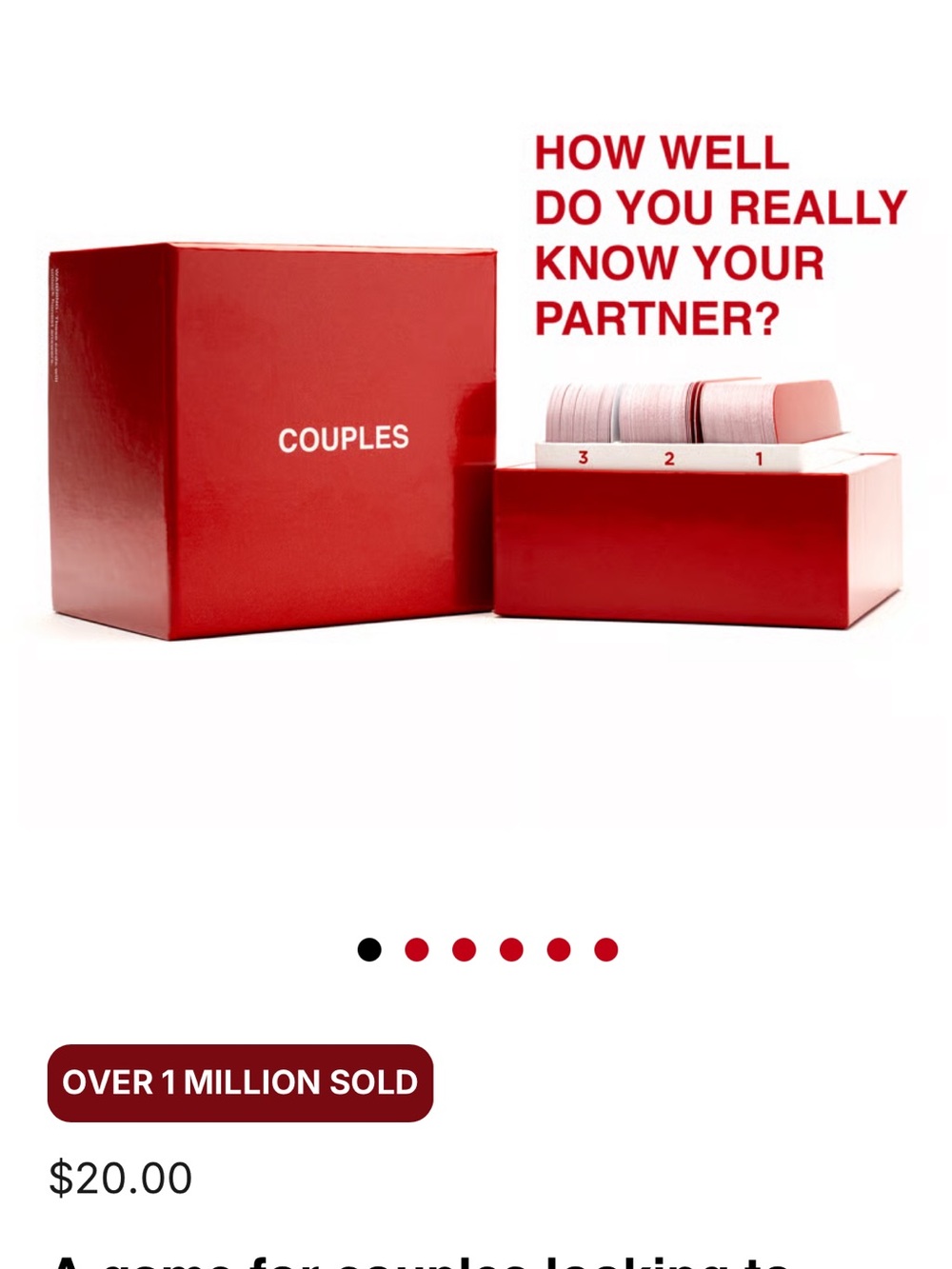We’re not really strangers - couples edition